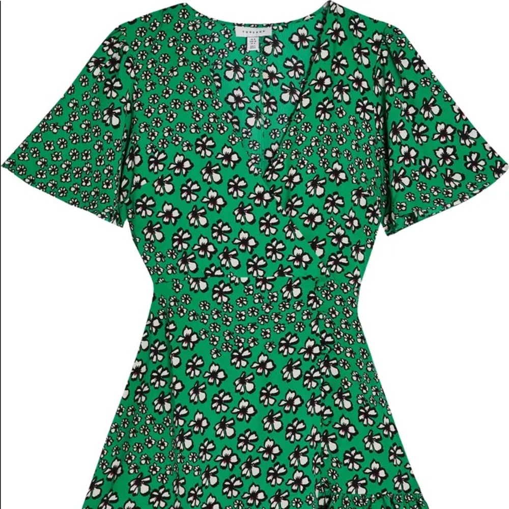 Top Shop Floral Tea Dress